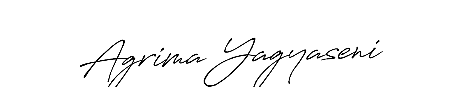 Make a beautiful signature design for name Agrima Yagyaseni. Use this online signature maker to create a handwritten signature for free. Agrima Yagyaseni signature style 7 images and pictures png
