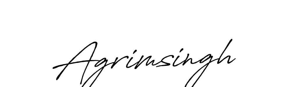 How to Draw Agrimsingh signature style? Antro_Vectra_Bolder is a latest design signature styles for name Agrimsingh. Agrimsingh signature style 7 images and pictures png