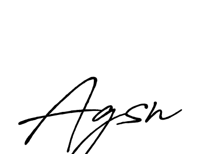 You should practise on your own different ways (Antro_Vectra_Bolder) to write your name (Agsn) in signature. don't let someone else do it for you. Agsn signature style 7 images and pictures png