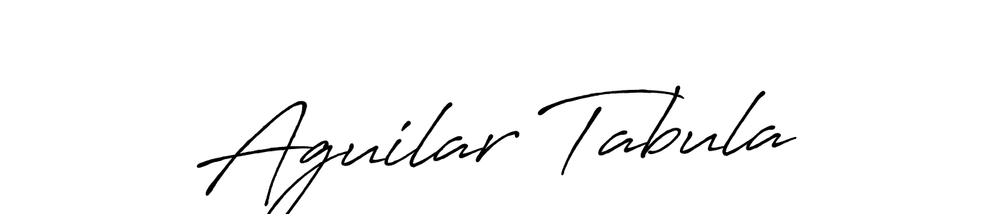 Design your own signature with our free online signature maker. With this signature software, you can create a handwritten (Antro_Vectra_Bolder) signature for name Aguilar Tabula. Aguilar Tabula signature style 7 images and pictures png