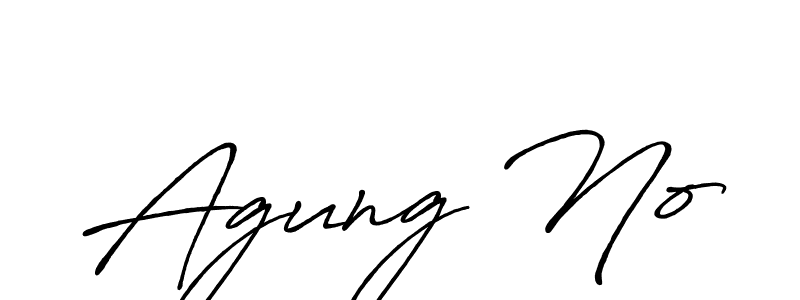 The best way (Antro_Vectra_Bolder) to make a short signature is to pick only two or three words in your name. The name Agung No include a total of six letters. For converting this name. Agung No signature style 7 images and pictures png