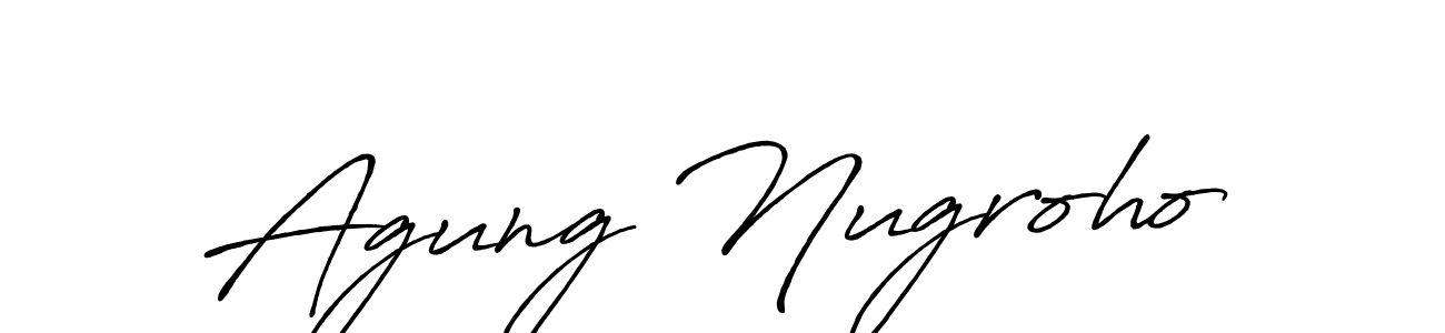 Also we have Agung Nugroho name is the best signature style. Create professional handwritten signature collection using Antro_Vectra_Bolder autograph style. Agung Nugroho signature style 7 images and pictures png