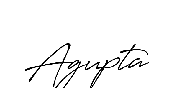 Design your own signature with our free online signature maker. With this signature software, you can create a handwritten (Antro_Vectra_Bolder) signature for name Agupta. Agupta signature style 7 images and pictures png