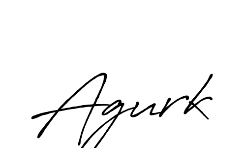 Use a signature maker to create a handwritten signature online. With this signature software, you can design (Antro_Vectra_Bolder) your own signature for name Agurk. Agurk signature style 7 images and pictures png