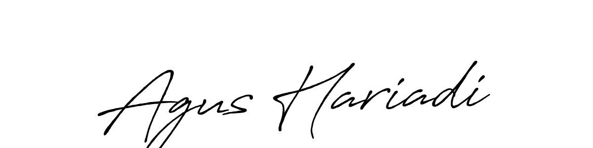 How to make Agus Hariadi signature? Antro_Vectra_Bolder is a professional autograph style. Create handwritten signature for Agus Hariadi name. Agus Hariadi signature style 7 images and pictures png