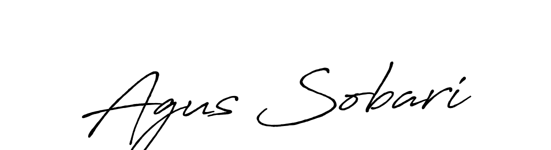 You should practise on your own different ways (Antro_Vectra_Bolder) to write your name (Agus Sobari) in signature. don't let someone else do it for you. Agus Sobari signature style 7 images and pictures png