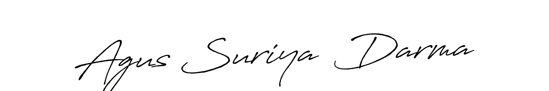 Make a short Agus Suriya  Darma signature style. Manage your documents anywhere anytime using Antro_Vectra_Bolder. Create and add eSignatures, submit forms, share and send files easily. Agus Suriya  Darma signature style 7 images and pictures png