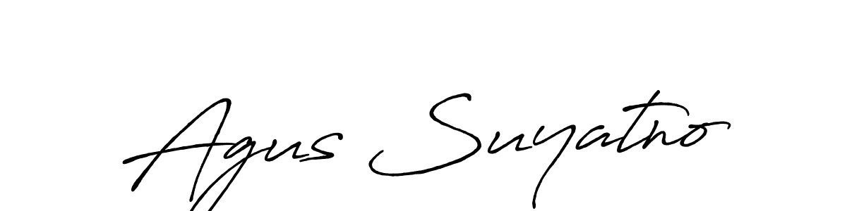 This is the best signature style for the Agus Suyatno name. Also you like these signature font (Antro_Vectra_Bolder). Mix name signature. Agus Suyatno signature style 7 images and pictures png