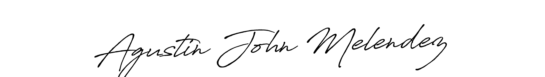 Make a beautiful signature design for name Agustin John Melendez. Use this online signature maker to create a handwritten signature for free. Agustin John Melendez signature style 7 images and pictures png