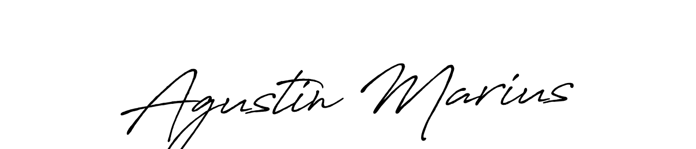 Make a beautiful signature design for name Agustin Marius. Use this online signature maker to create a handwritten signature for free. Agustin Marius signature style 7 images and pictures png