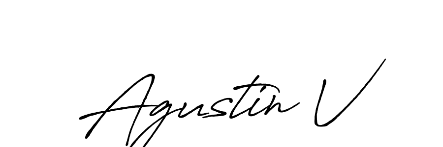 You should practise on your own different ways (Antro_Vectra_Bolder) to write your name (Agustin V) in signature. don't let someone else do it for you. Agustin V signature style 7 images and pictures png