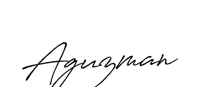 Make a beautiful signature design for name Aguzman. With this signature (Antro_Vectra_Bolder) style, you can create a handwritten signature for free. Aguzman signature style 7 images and pictures png