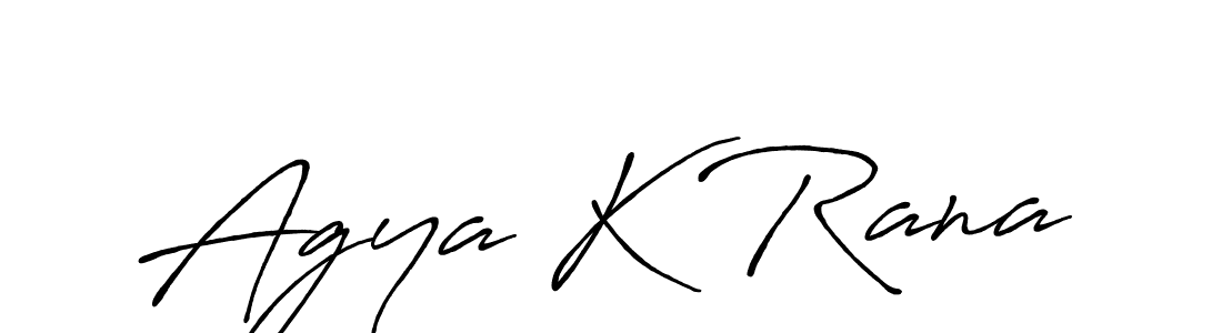 This is the best signature style for the Agya K Rana name. Also you like these signature font (Antro_Vectra_Bolder). Mix name signature. Agya K Rana signature style 7 images and pictures png