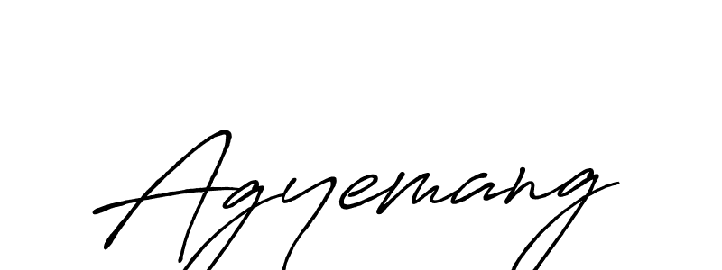 Similarly Antro_Vectra_Bolder is the best handwritten signature design. Signature creator online .You can use it as an online autograph creator for name Agyemang. Agyemang signature style 7 images and pictures png