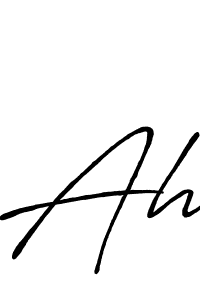 Similarly Antro_Vectra_Bolder is the best handwritten signature design. Signature creator online .You can use it as an online autograph creator for name Ah. Ah signature style 7 images and pictures png