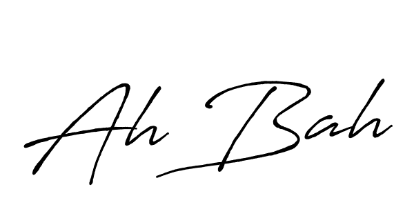 if you are searching for the best signature style for your name Ah Bah. so please give up your signature search. here we have designed multiple signature styles  using Antro_Vectra_Bolder. Ah Bah signature style 7 images and pictures png