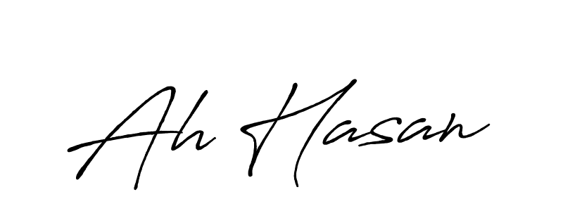 Ah Hasan stylish signature style. Best Handwritten Sign (Antro_Vectra_Bolder) for my name. Handwritten Signature Collection Ideas for my name Ah Hasan. Ah Hasan signature style 7 images and pictures png