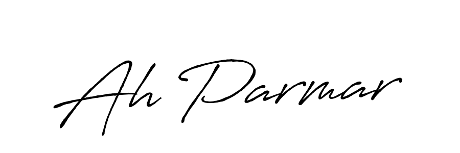 You can use this online signature creator to create a handwritten signature for the name Ah Parmar. This is the best online autograph maker. Ah Parmar signature style 7 images and pictures png