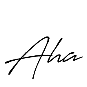 Also You can easily find your signature by using the search form. We will create Aha name handwritten signature images for you free of cost using Antro_Vectra_Bolder sign style. Aha signature style 7 images and pictures png