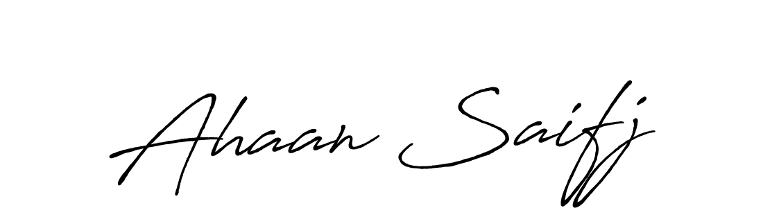How to make Ahaan Saifj signature? Antro_Vectra_Bolder is a professional autograph style. Create handwritten signature for Ahaan Saifj name. Ahaan Saifj signature style 7 images and pictures png