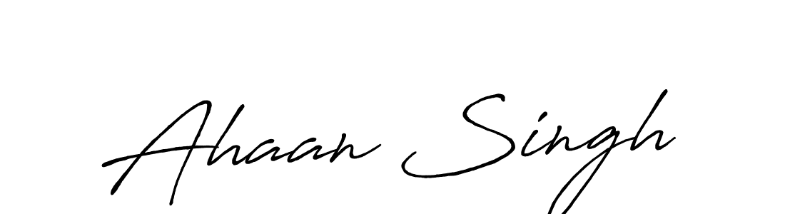 How to make Ahaan Singh signature? Antro_Vectra_Bolder is a professional autograph style. Create handwritten signature for Ahaan Singh name. Ahaan Singh signature style 7 images and pictures png