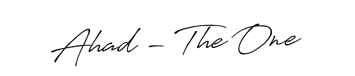 How to Draw Ahad - The One signature style? Antro_Vectra_Bolder is a latest design signature styles for name Ahad - The One. Ahad - The One signature style 7 images and pictures png