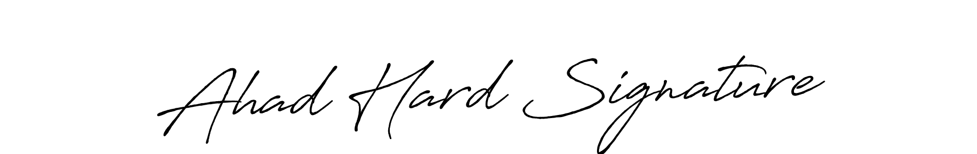 How to make Ahad Hard Signature signature? Antro_Vectra_Bolder is a professional autograph style. Create handwritten signature for Ahad Hard Signature name. Ahad Hard Signature signature style 7 images and pictures png