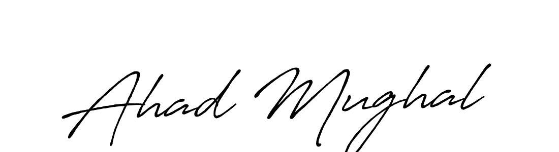 Also You can easily find your signature by using the search form. We will create Ahad Mughal name handwritten signature images for you free of cost using Antro_Vectra_Bolder sign style. Ahad Mughal signature style 7 images and pictures png