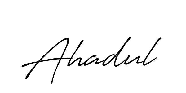 The best way (Antro_Vectra_Bolder) to make a short signature is to pick only two or three words in your name. The name Ahadul include a total of six letters. For converting this name. Ahadul signature style 7 images and pictures png