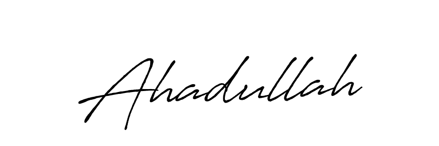 It looks lik you need a new signature style for name Ahadullah. Design unique handwritten (Antro_Vectra_Bolder) signature with our free signature maker in just a few clicks. Ahadullah signature style 7 images and pictures png