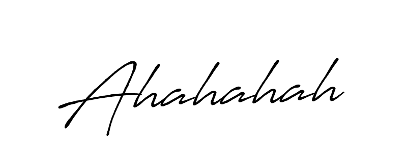 Design your own signature with our free online signature maker. With this signature software, you can create a handwritten (Antro_Vectra_Bolder) signature for name Ahahahah. Ahahahah signature style 7 images and pictures png