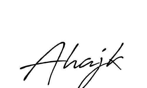 Create a beautiful signature design for name Ahajk. With this signature (Antro_Vectra_Bolder) fonts, you can make a handwritten signature for free. Ahajk signature style 7 images and pictures png