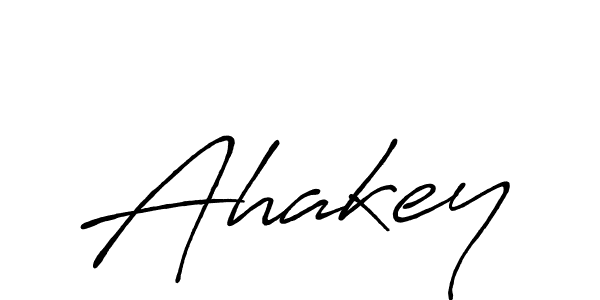 How to make Ahakey signature? Antro_Vectra_Bolder is a professional autograph style. Create handwritten signature for Ahakey name. Ahakey signature style 7 images and pictures png