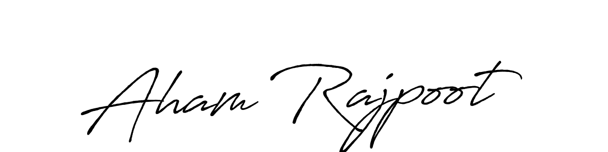 Here are the top 10 professional signature styles for the name Aham Rajpoot. These are the best autograph styles you can use for your name. Aham Rajpoot signature style 7 images and pictures png