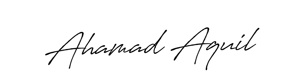 You can use this online signature creator to create a handwritten signature for the name Ahamad Aquil. This is the best online autograph maker. Ahamad Aquil signature style 7 images and pictures png