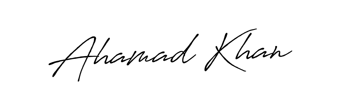 Once you've used our free online signature maker to create your best signature Antro_Vectra_Bolder style, it's time to enjoy all of the benefits that Ahamad Khan name signing documents. Ahamad Khan signature style 7 images and pictures png