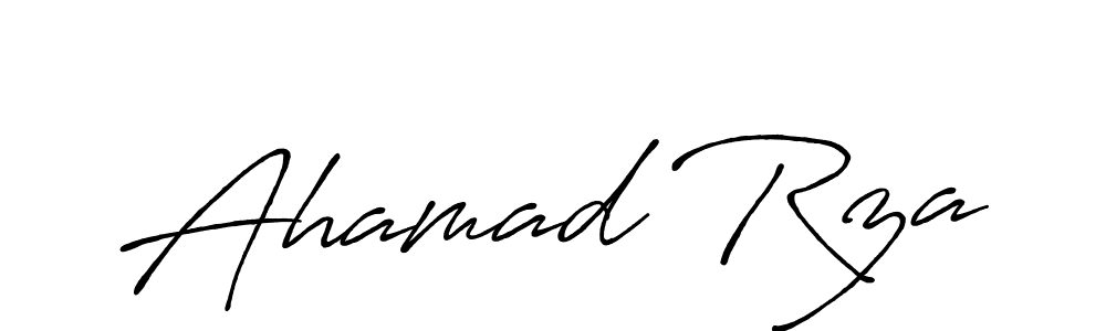 Make a beautiful signature design for name Ahamad Rza. Use this online signature maker to create a handwritten signature for free. Ahamad Rza signature style 7 images and pictures png