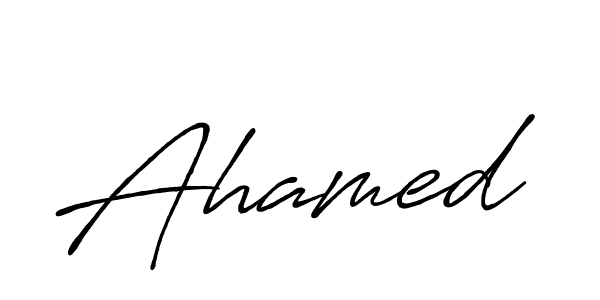 Also we have Ahamed name is the best signature style. Create professional handwritten signature collection using Antro_Vectra_Bolder autograph style. Ahamed signature style 7 images and pictures png