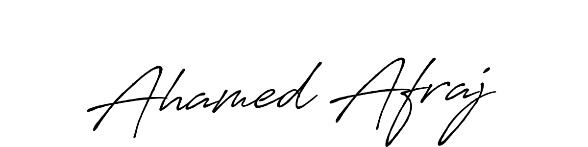 You should practise on your own different ways (Antro_Vectra_Bolder) to write your name (Ahamed Afraj) in signature. don't let someone else do it for you. Ahamed Afraj signature style 7 images and pictures png
