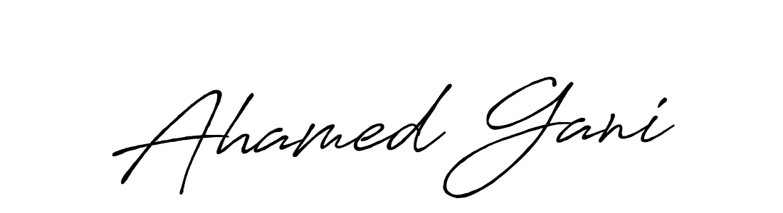 Make a beautiful signature design for name Ahamed Gani. Use this online signature maker to create a handwritten signature for free. Ahamed Gani signature style 7 images and pictures png
