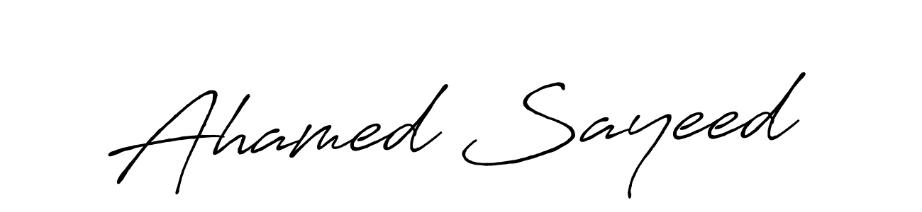 It looks lik you need a new signature style for name Ahamed Sayeed. Design unique handwritten (Antro_Vectra_Bolder) signature with our free signature maker in just a few clicks. Ahamed Sayeed signature style 7 images and pictures png