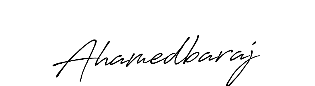 How to make Ahamedbaraj signature? Antro_Vectra_Bolder is a professional autograph style. Create handwritten signature for Ahamedbaraj name. Ahamedbaraj signature style 7 images and pictures png