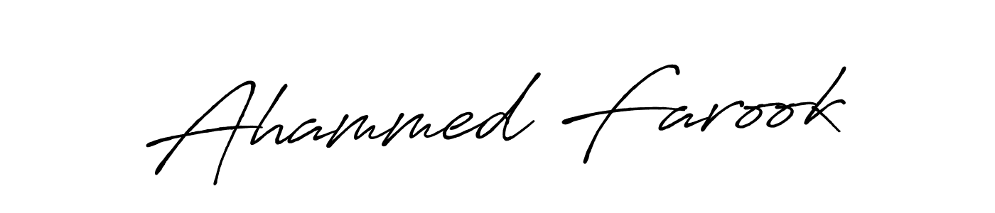 Also You can easily find your signature by using the search form. We will create Ahammed Farook name handwritten signature images for you free of cost using Antro_Vectra_Bolder sign style. Ahammed Farook signature style 7 images and pictures png