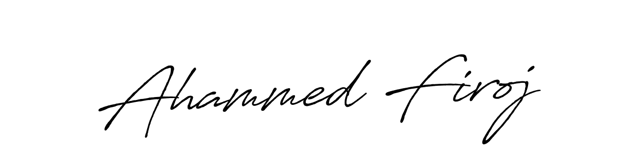 You can use this online signature creator to create a handwritten signature for the name Ahammed Firoj. This is the best online autograph maker. Ahammed Firoj signature style 7 images and pictures png