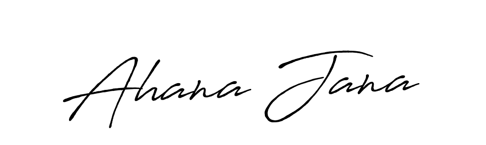 It looks lik you need a new signature style for name Ahana Jana. Design unique handwritten (Antro_Vectra_Bolder) signature with our free signature maker in just a few clicks. Ahana Jana signature style 7 images and pictures png