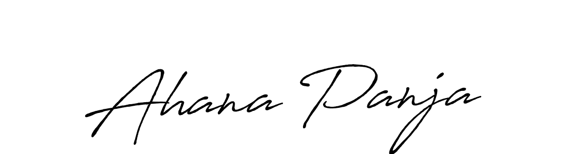You should practise on your own different ways (Antro_Vectra_Bolder) to write your name (Ahana Panja) in signature. don't let someone else do it for you. Ahana Panja signature style 7 images and pictures png
