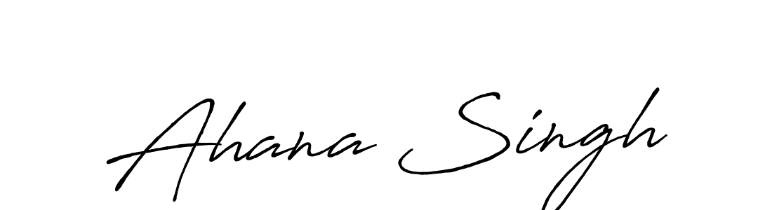 Make a beautiful signature design for name Ahana Singh. Use this online signature maker to create a handwritten signature for free. Ahana Singh signature style 7 images and pictures png