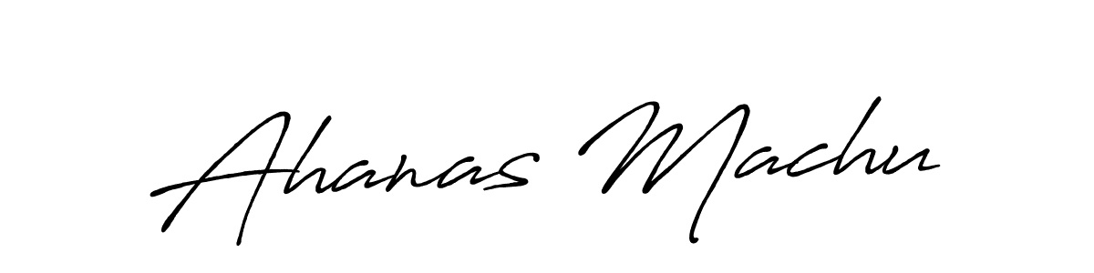 Once you've used our free online signature maker to create your best signature Antro_Vectra_Bolder style, it's time to enjoy all of the benefits that Ahanas Machu name signing documents. Ahanas Machu signature style 7 images and pictures png