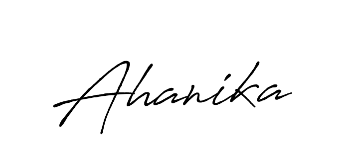 Once you've used our free online signature maker to create your best signature Antro_Vectra_Bolder style, it's time to enjoy all of the benefits that Ahanika name signing documents. Ahanika signature style 7 images and pictures png