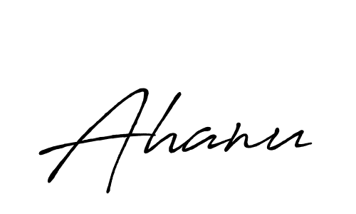 Once you've used our free online signature maker to create your best signature Antro_Vectra_Bolder style, it's time to enjoy all of the benefits that Ahanu name signing documents. Ahanu signature style 7 images and pictures png